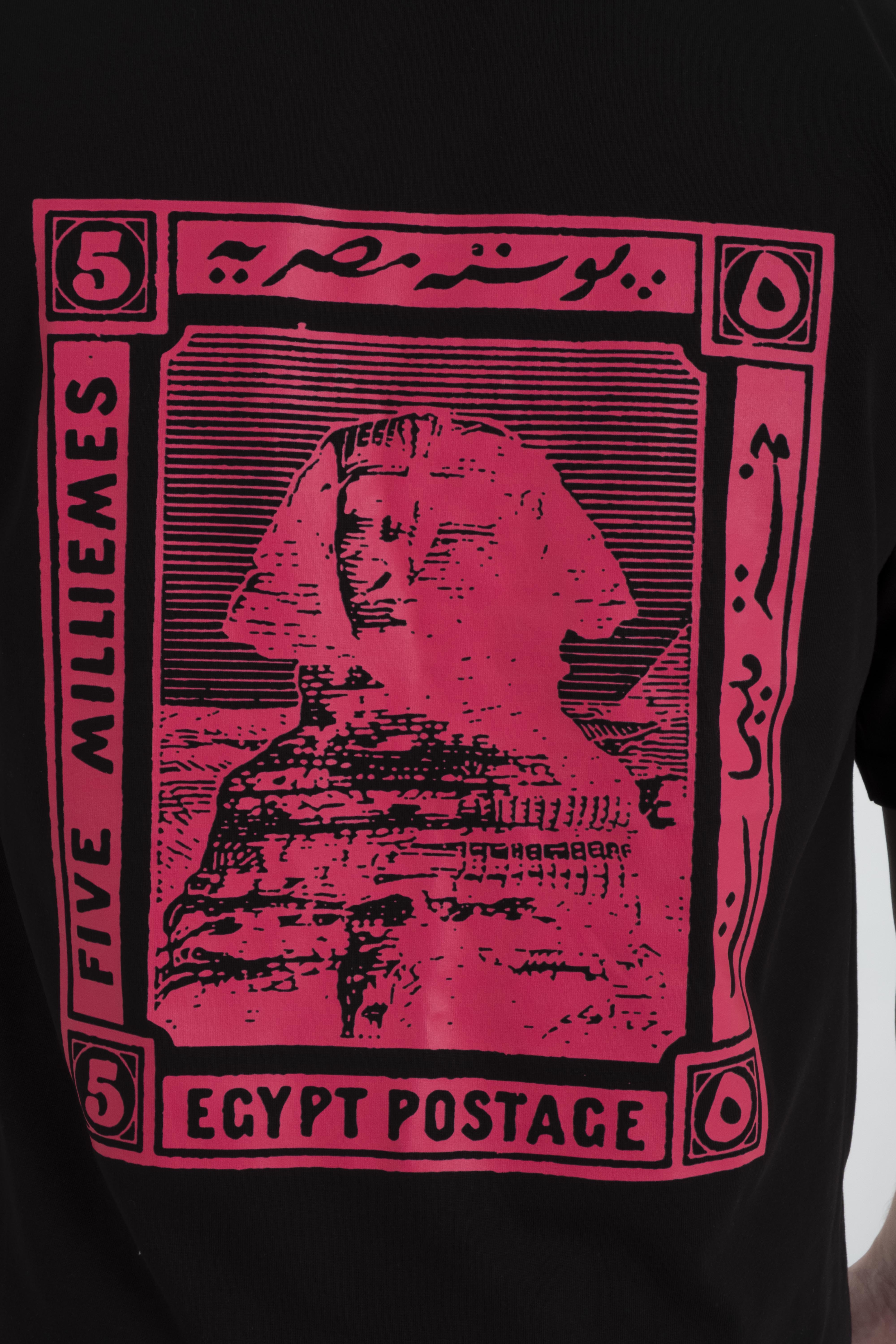 Postage Pharaoh Tee - Black
