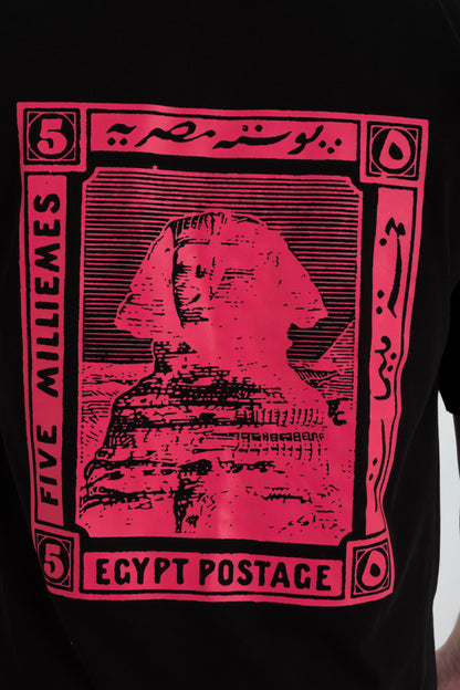 Postage Pharaoh Tee - Black
