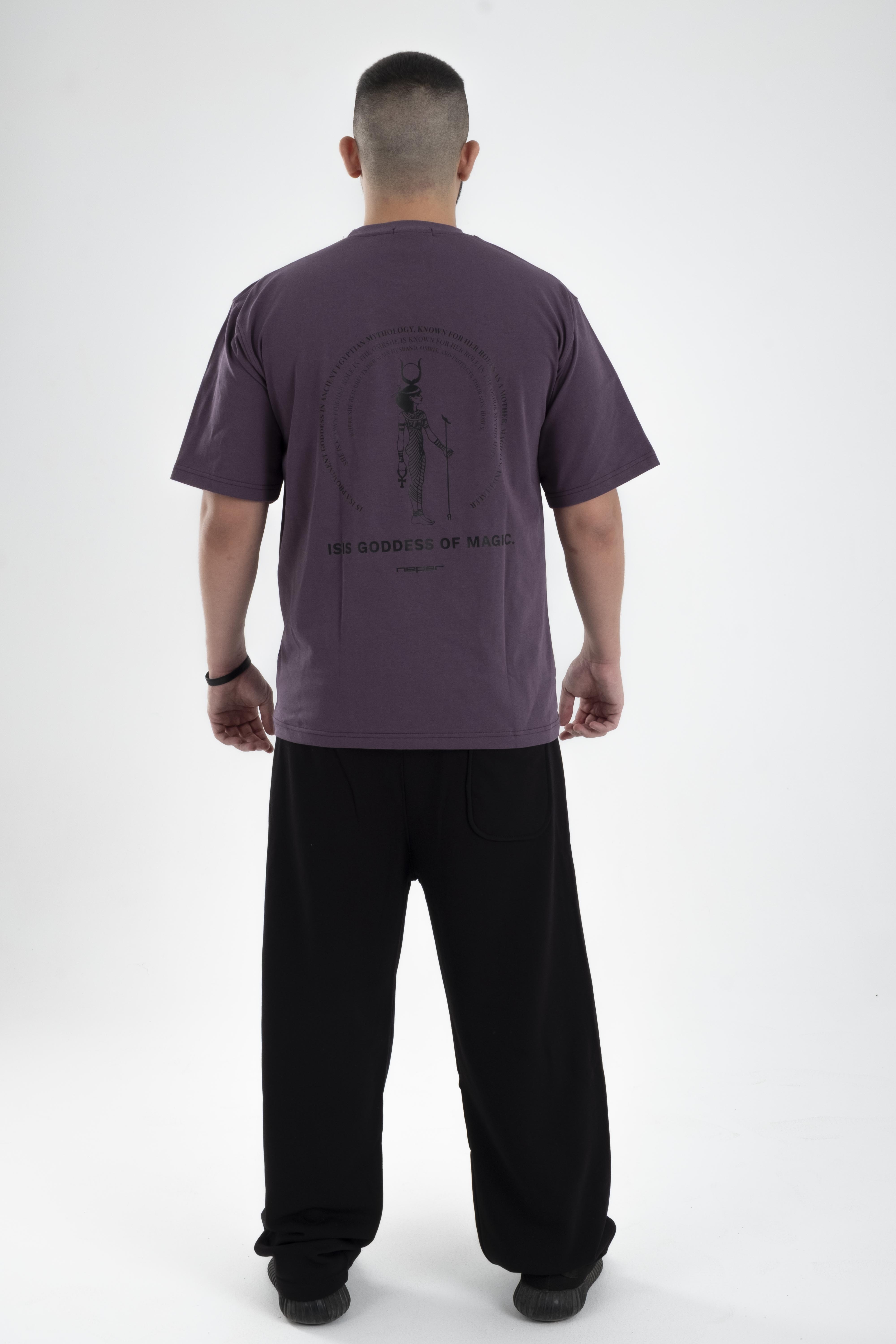 Isis Arc Tee - Dark Purple
