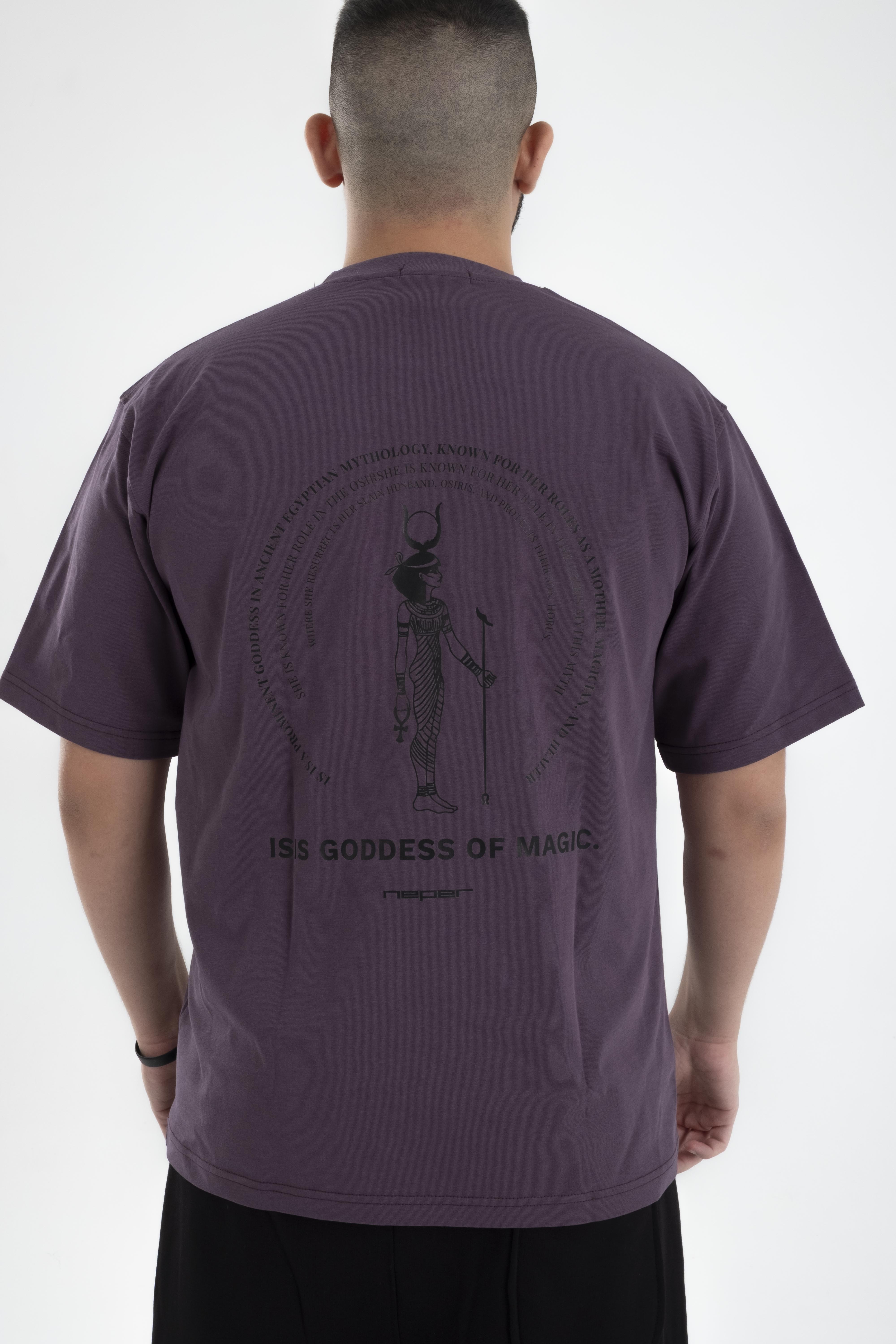 Isis Arc Tee - Dark Purple