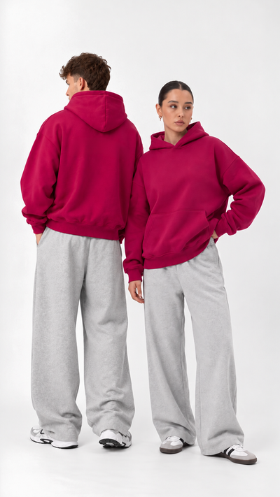 Essential Oversize Hoodie — Hot Pink — Artboard 36.png