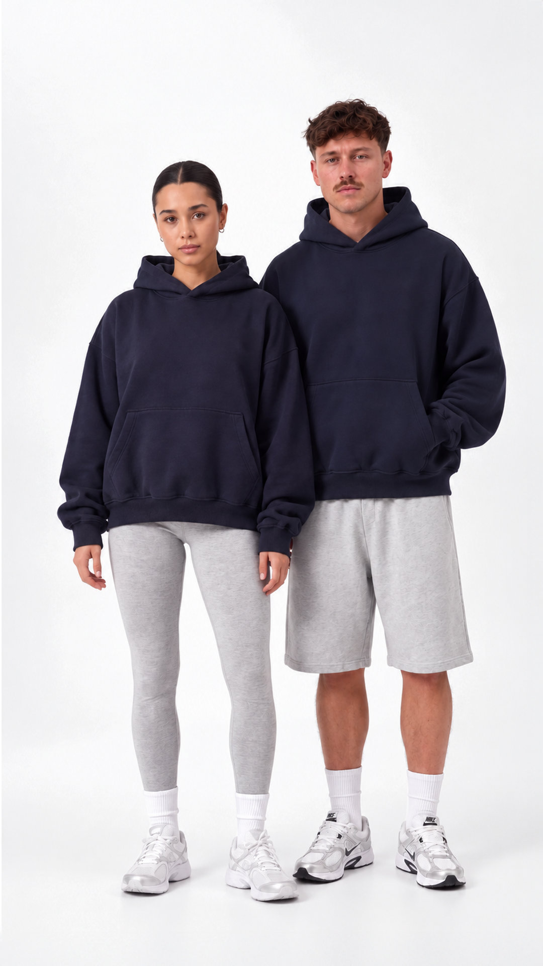 Essential Oversize Hoodie — Navy — Essential Oversize Hoodie - Navy - 01.png