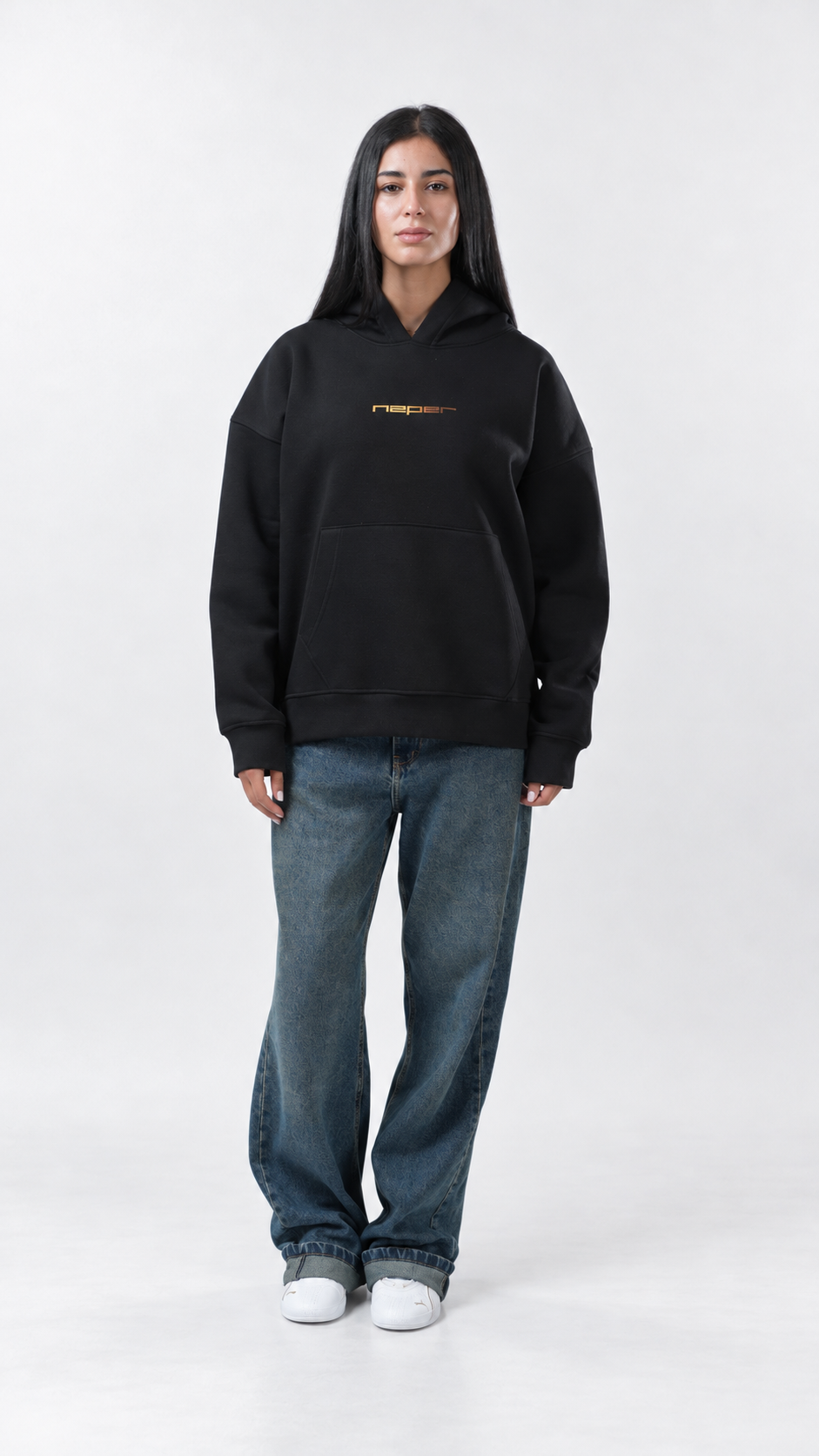 Greatness Oversize Hoodie - Black - 02