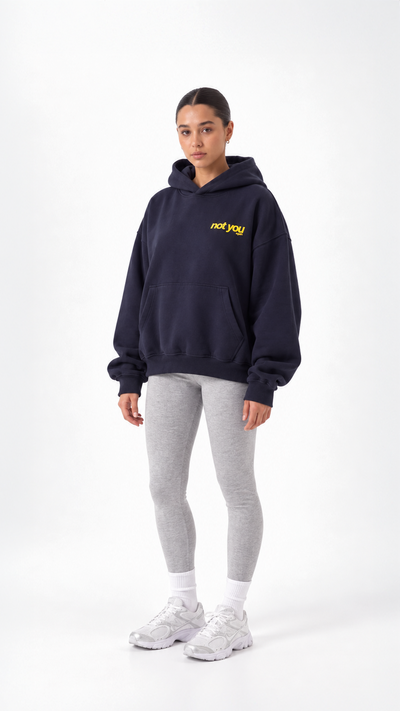 Not You Oversize Hoodie — Not You Oversize Hoodie - Navy - 02.png