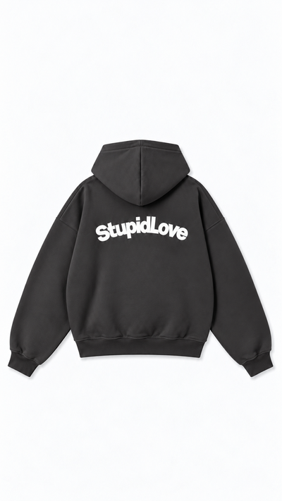 Stupid Love Oversize Hoodie — Charcoal — Artboard 487.png