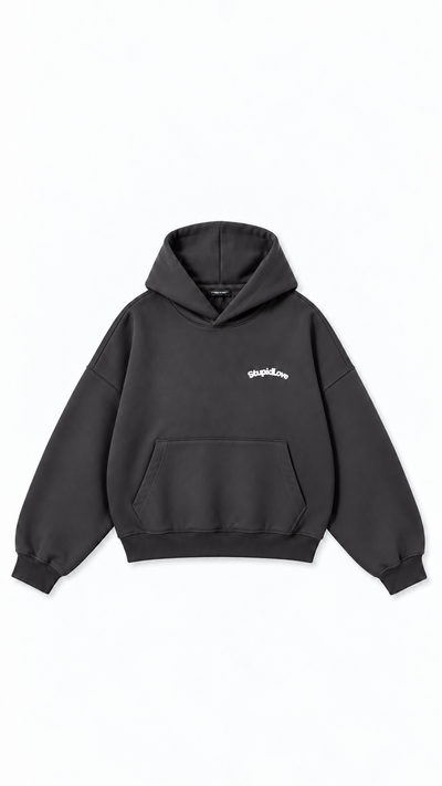Stupid Love Oversize Hoodie — Charcoal — Artboard 486.png