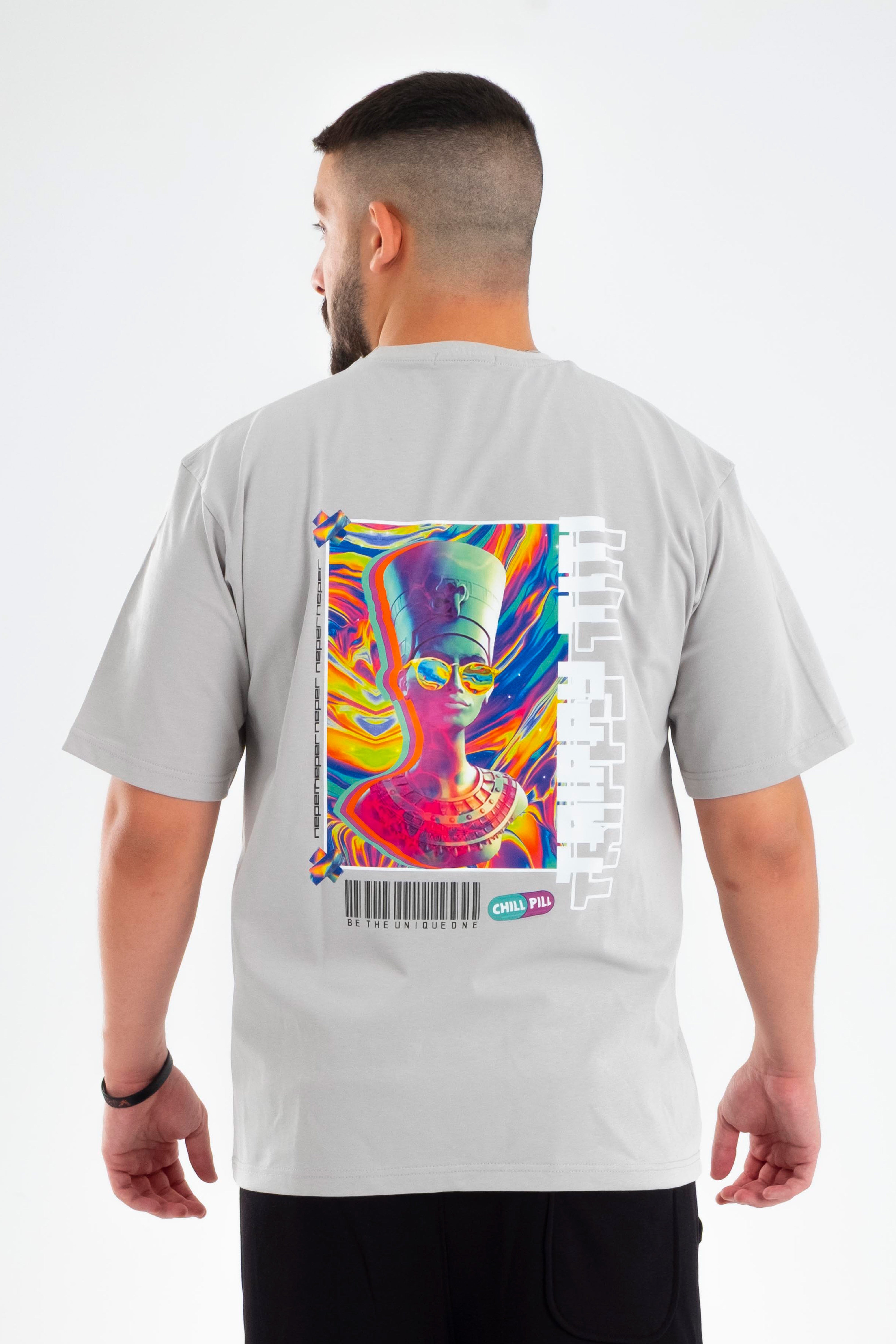 Trippy Titi Tee - Gray
